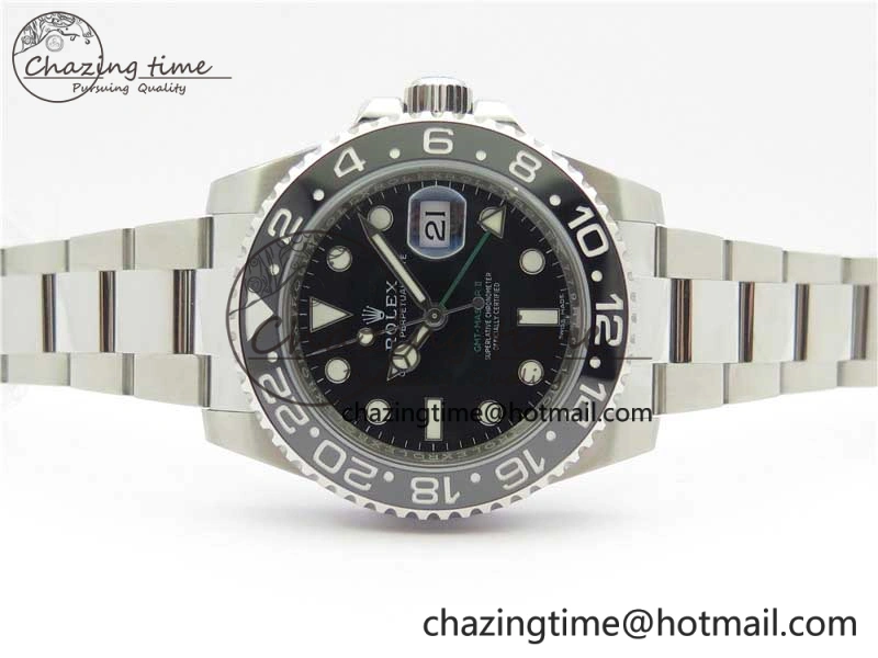 GMT-Master II 116710 LN Black Ceramic 904L Steel V9F 1:1 Best Edition SA3186 CHS Efficient 3067