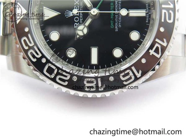 GMT-Master II 116710 LN Black Ceramic 904L Steel V9F 1:1 Best Edition SA3186 CHS Efficient 3067