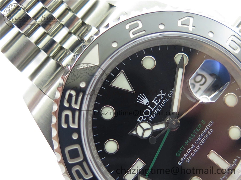 Stretchable GMT-Master II 116710 LN Black Ceramic 904L Steel VRF 1:1 Best Edition On Jubilee Braclet VR3186 CHS V3 (CF Bezel) 2495
