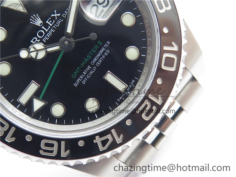 Stretchable GMT-Master II 116710 LN Black Ceramic 904L Steel VRF 1:1 Best Edition On Jubilee Braclet VR3186 CHS V3 (CF Bezel) 2495