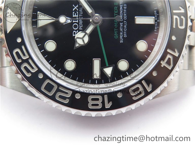 Stretchable GMT-Master II 116710 LN Black Ceramic 904L Steel VRF 1:1 Best Edition On Jubilee Braclet VR3186 CHS V3 (CF Bezel) 2495