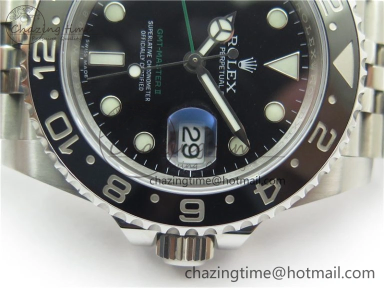 Stretchable GMT-Master II 116710 LN Black Ceramic 904L Steel VRF 1:1 Best Edition On Jubilee Braclet VR3186 CHS V3 (CF Bezel) 2495