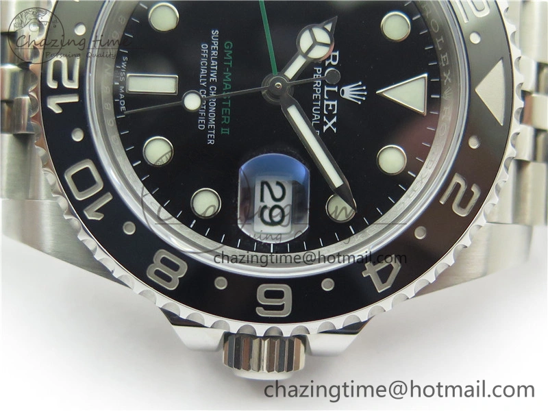 Stretchable GMT-Master II 116710 LN Black Ceramic 904L Steel VRF 1:1 Best Edition On Jubilee Braclet VR3186 CHS V3 (CF Bezel) 2495