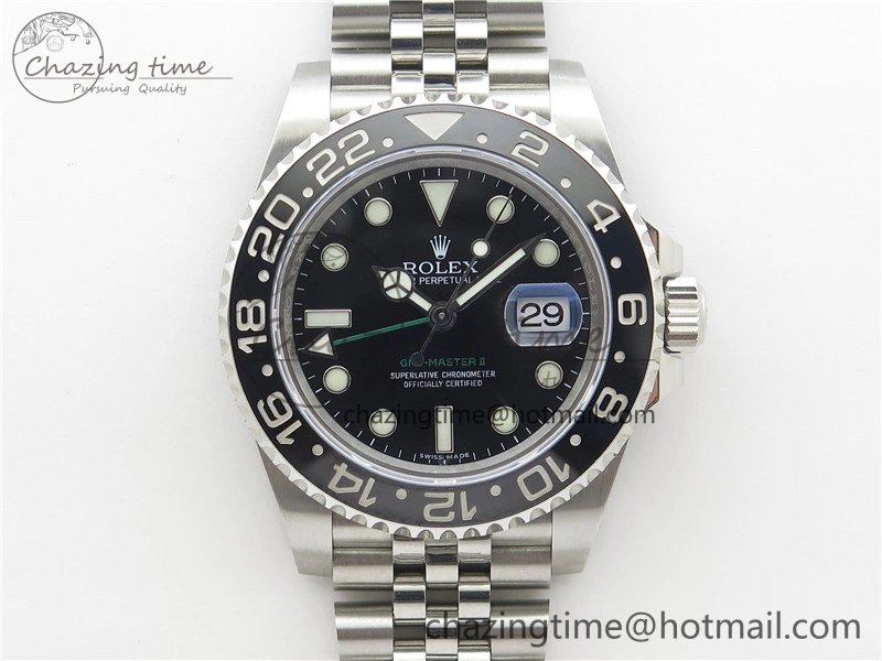 Stretchable GMT-Master II 116710 LN Black Ceramic 904L Steel VRF 1:1 Best Edition On Jubilee Braclet VR3186 CHS V3 (CF Bezel) 2495