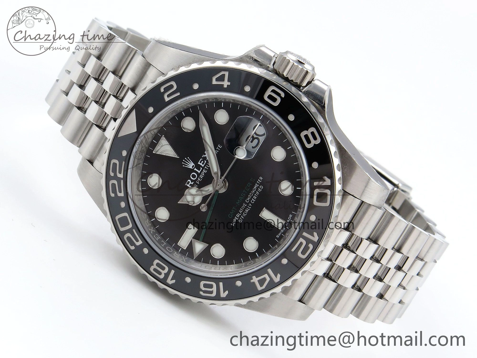 Stretchable GMT Master II 116710 LN HGF 904L SS 1:1 Best Edition on Jubilee Bracelet VR3186 CHS 1460
