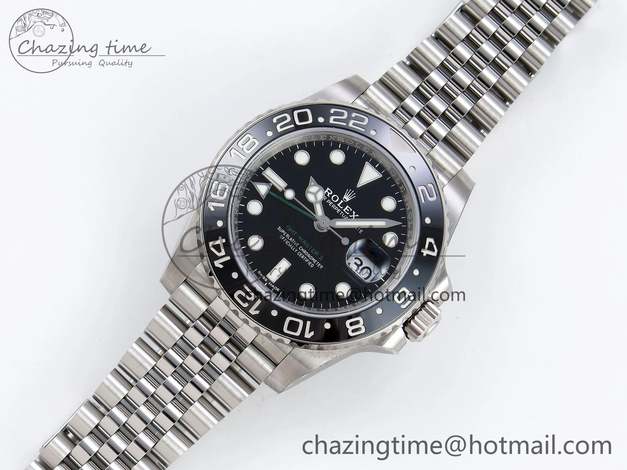 Stretchable GMT Master II 116710 LN HGF 904L SS 1:1 Best Edition on Jubilee Bracelet VR3186 CHS 1460