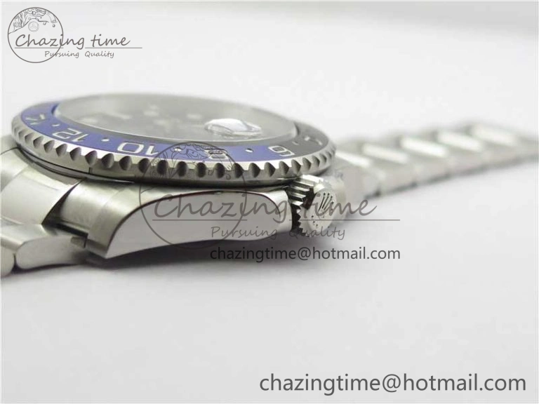 GMT Master II 116710BLNR Batman Ceramic 316L Steel ROF Best Edition Black Dial on SS Bracelet A Contemporary 2659