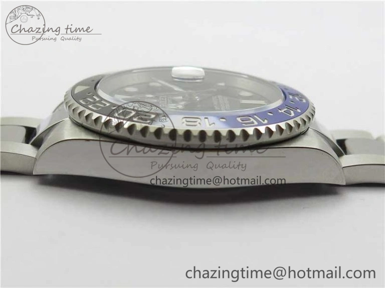 GMT Master II 116710BLNR Batman Ceramic 316L Steel ROF Best Edition Black Dial on SS Bracelet A Contemporary 2659
