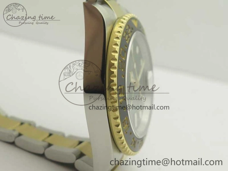 GMT Master II 116713 GMF 904L Steel Edition Green Dial on SS YG Bracelet A Casual 3386