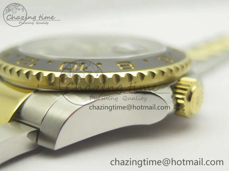 GMT Master II 116713 GMF 904L Steel Edition Green Dial on SS YG Bracelet A Casual 3386
