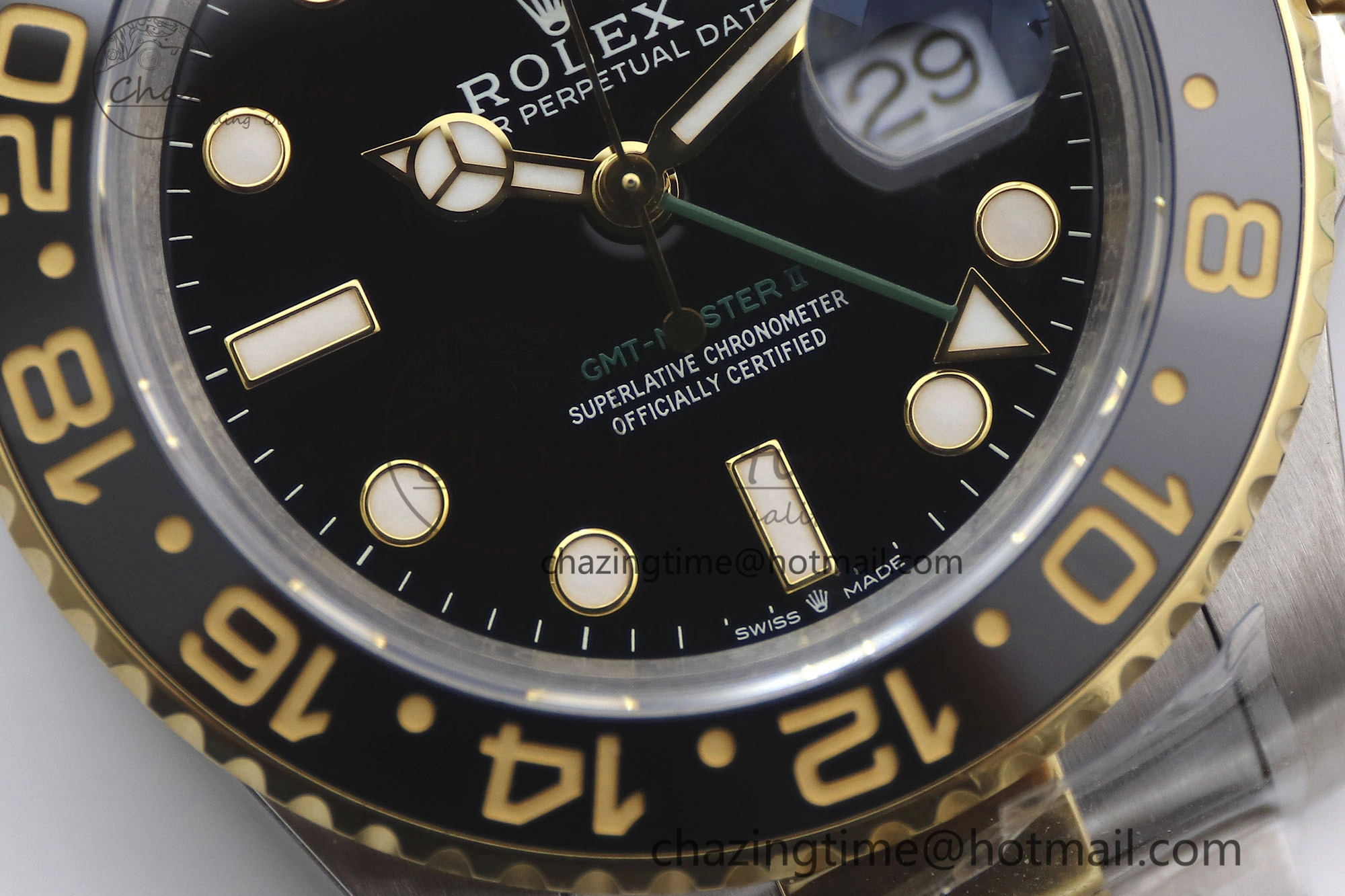SunProtective GMT Master II 116713 LN 904L SS TW+ Best Edition on SS YG Bracelet VR3186 CHS 1977