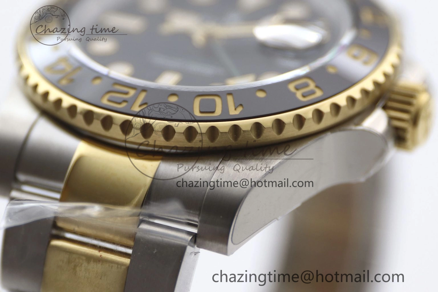 SunProtective GMT Master II 116713 LN 904L SS TW+ Best Edition on SS YG Bracelet VR3186 CHS 1977