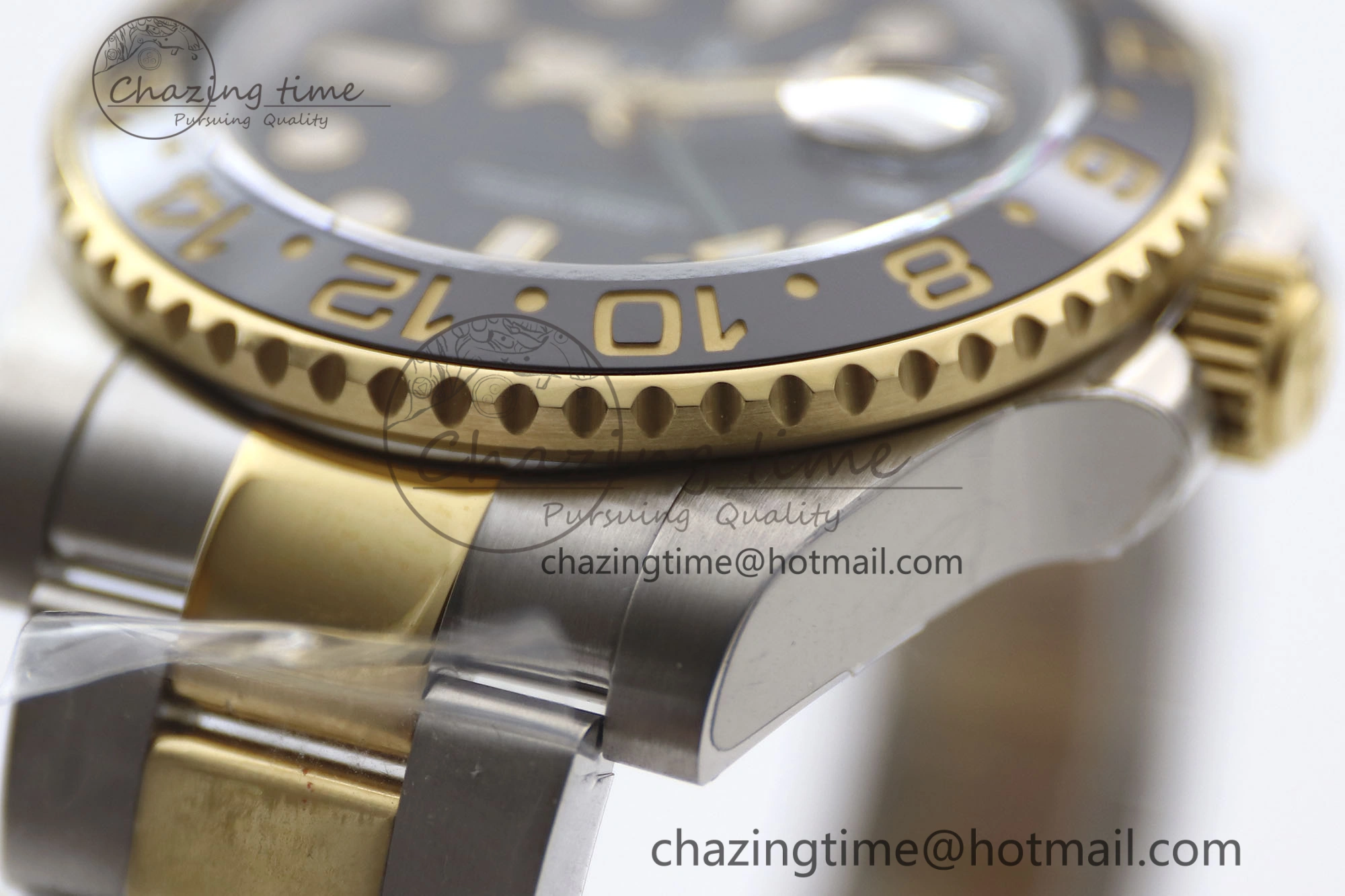 SunProtective GMT Master II 116713 LN 904L SS TW+ Best Edition on SS YG Bracelet VR3186 CHS 1977
