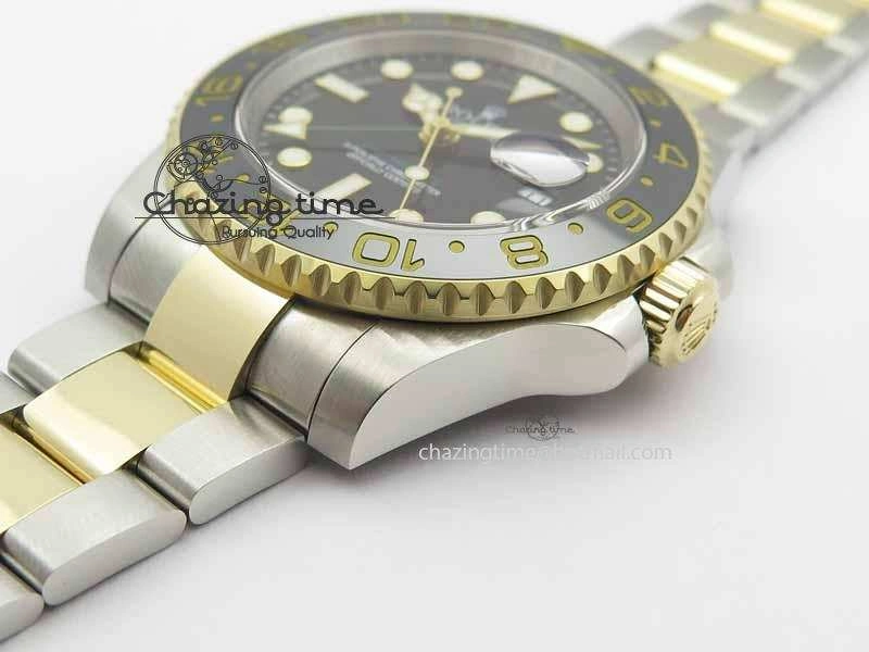 GMT-Master II 116713 LN Black Ceramic Thick YG Wrapped 1:1 Noob Best Edition A3187 (Correct Hand Stack) Breathable 3642