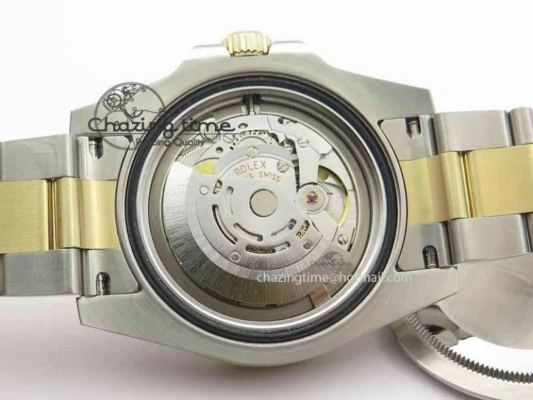 GMT-Master II 116713 LN Black Ceramic Thick YG Wrapped 1:1 Noob Best Edition A3187 (Correct Hand Stack) Breathable 3642