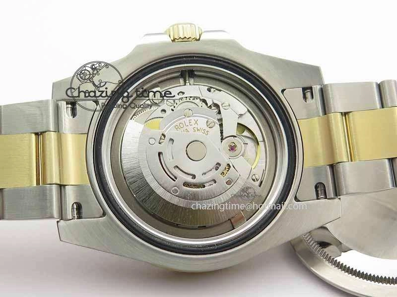 GMT-Master II 116713 LN Black Ceramic Thick YG Wrapped 1:1 Noob Best Edition A3187 (Correct Hand Stack) Breathable 3642