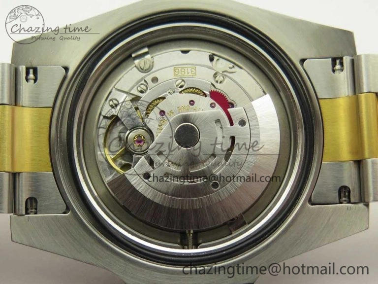 Original GMT-Master II 116713 LN Black Ceramic Thick YG Wrapped 904L Steel 1:1 Noob Best Edition A3187 (Correct Hand Stack) 3304
