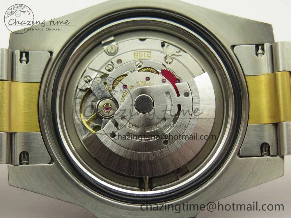 Original GMT-Master II 116713 LN Black Ceramic Thick YG Wrapped 904L Steel 1:1 Noob Best Edition A3187 (Correct Hand Stack) 3304