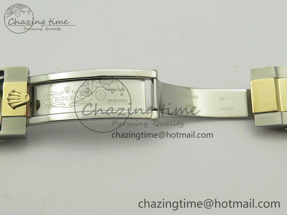 Original GMT-Master II 116713 LN Black Ceramic Thick YG Wrapped 904L Steel 1:1 Noob Best Edition A3187 (Correct Hand Stack) 3304