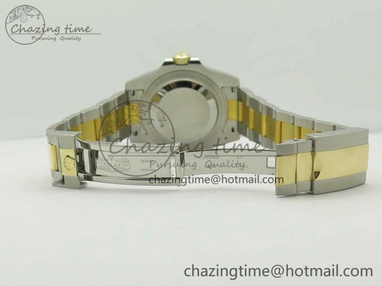 Original GMT-Master II 116713 LN Black Ceramic Thick YG Wrapped 904L Steel 1:1 Noob Best Edition A3187 (Correct Hand Stack) 3304