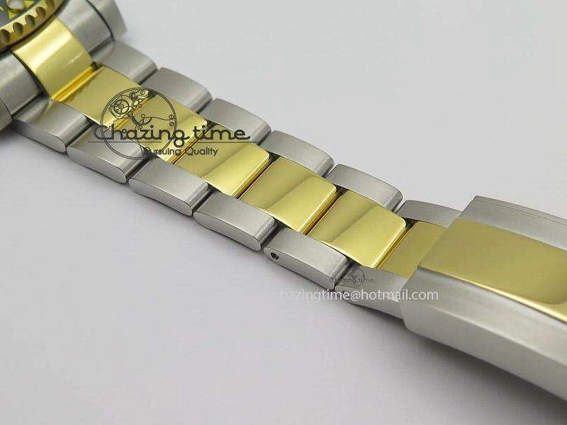 HighQuality GMT-Master II 116713 LN Noob 1:1 Best Edition YG Wrapped Bezel Black Dial On SS YG Bracelet A 4016