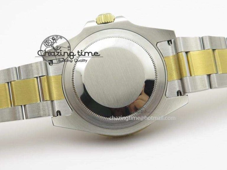 HighQuality GMT-Master II 116713 LN Noob 1:1 Best Edition YG Wrapped Bezel Black Dial On SS YG Bracelet A 4016
