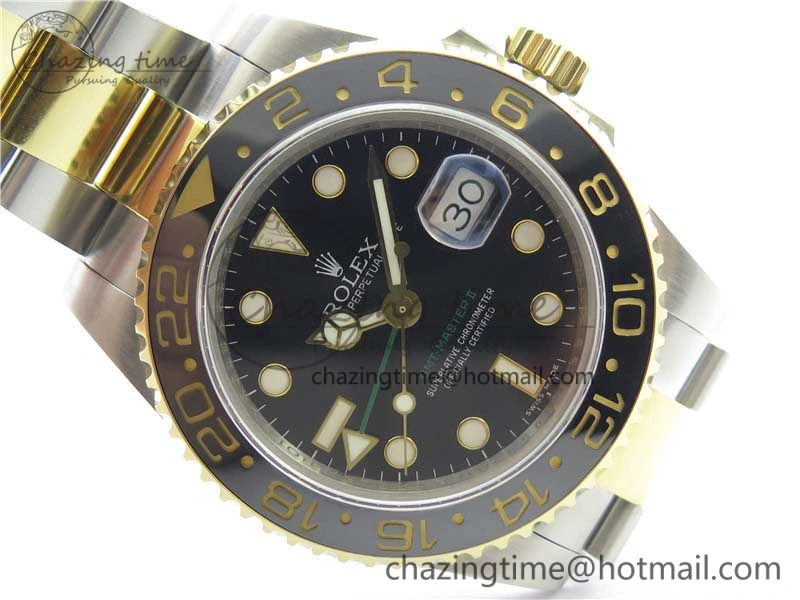 WaterResistant GMT-Master II 116713 LN YG Wrapped 904L Steel GMF 1:1 Best Edition A3186 (Correct Hand Stack) 3244