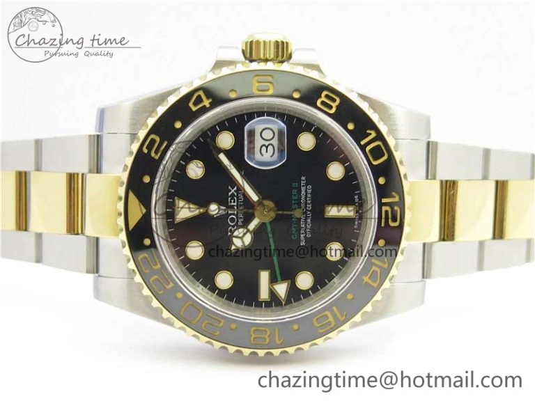 WaterResistant GMT-Master II 116713 LN YG Wrapped 904L Steel GMF 1:1 Best Edition A3186 (Correct Hand Stack) 3244