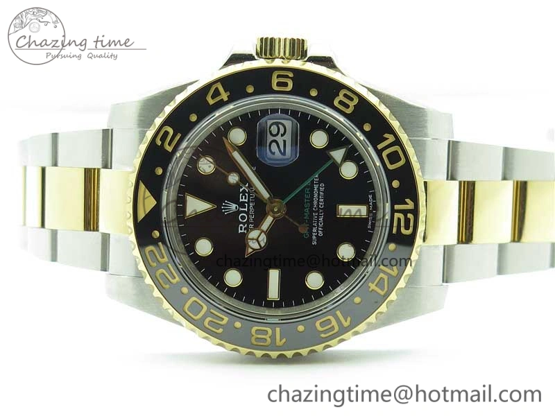 GMT-Master II 116713 Two Tone SS YG 904L Steel ARF 1:1 Best Edition SH3186 CHS Sleek 2924