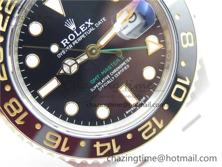 GMT-Master II 116713 Two Tone SS YG 904L Steel ARF 1:1 Best Edition SH3186 CHS Sleek 2924