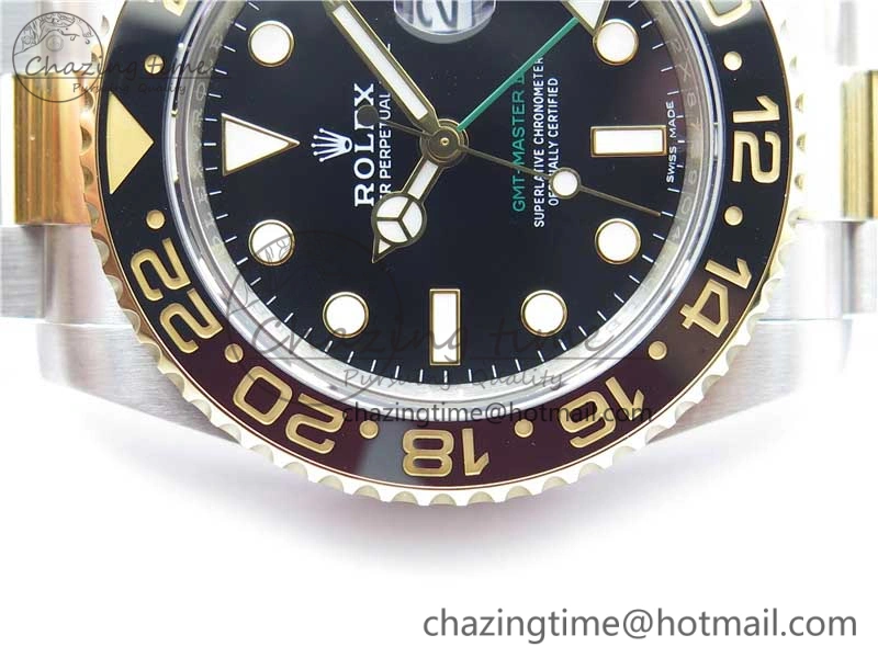GMT-Master II 116713 Two Tone SS YG 904L Steel ARF 1:1 Best Edition SH3186 CHS Sleek 2924