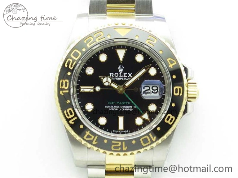 GMT-Master II 116713 Two Tone SS YG 904L Steel ARF 1:1 Best Edition SH3186 CHS Sleek 2924
