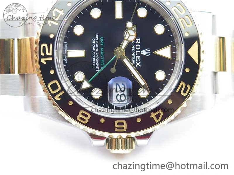 GMT-Master II 116713 Two Tone SS YG 904L Steel ARF 1:1 Best Edition SH3186 CHS Sleek 2924