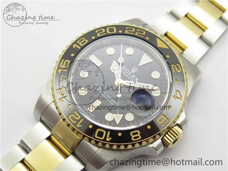 GMT-Master II 116713 Two Tone SS YG 904L Steel ARF 1:1 Best Edition SH3186 CHS Sleek 2924