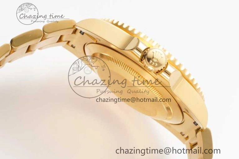 GMT Master II 116718 LN 904L SS APF 1:1 Best Edition Green Dial on YG Bracelet VR3186 CHS Snug 2036
