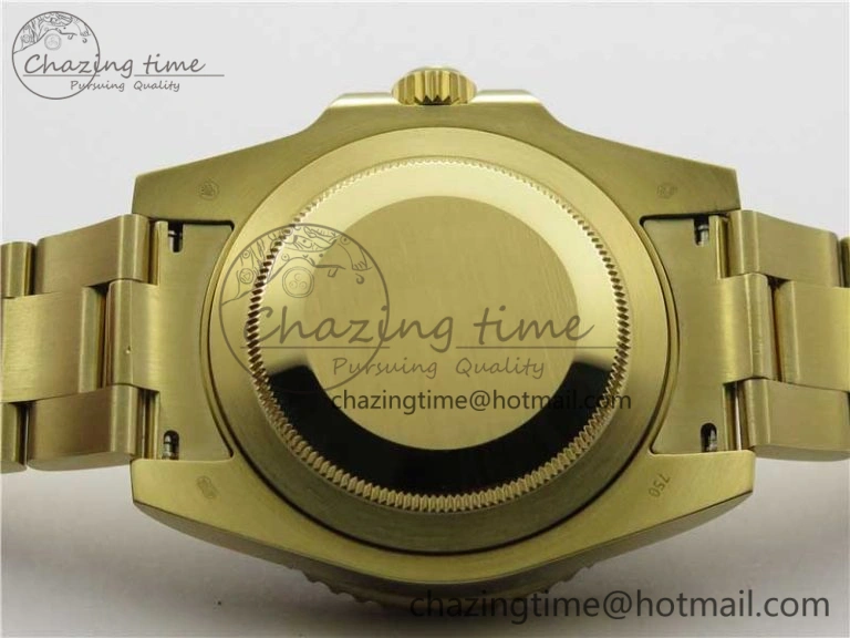 GMT Master II 116718 LN Black Ceramic 316L Steel GMF 1:1 Best Edition Green Dial on YG Bracelet A Fashionable 2960