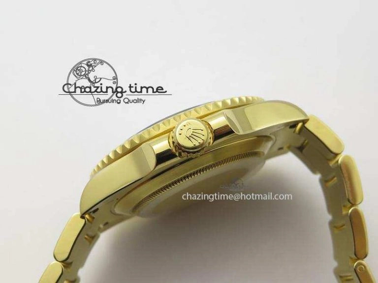 GMT-Master II 116718 LN Bp-Maker Best Edition YG Wrapped Bezel Black Dial On YG Bracelet ETA Stylish 3988
