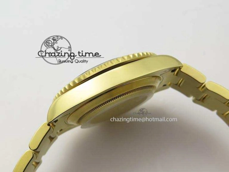 GMT-Master II 116718 LN Bp-Maker Best Edition YG Wrapped Bezel Black Dial On YG Bracelet ETA Stylish 3988