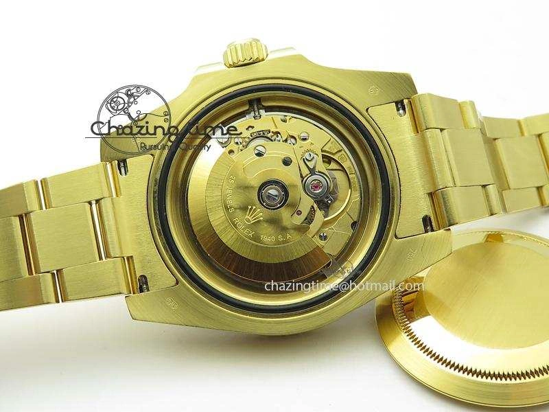 GMT-Master II 116718 LN Bp-Maker Best Edition YG Wrapped Bezel Black Dial On YG Bracelet ETA Stylish 3988