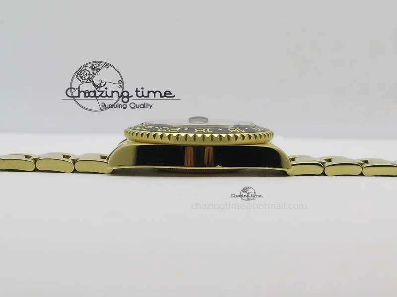 TechFriendly GMT-Master II 116718LN YG Bp-Maker Green Dial Ceramic Bezel On YG Bracelet A 3777