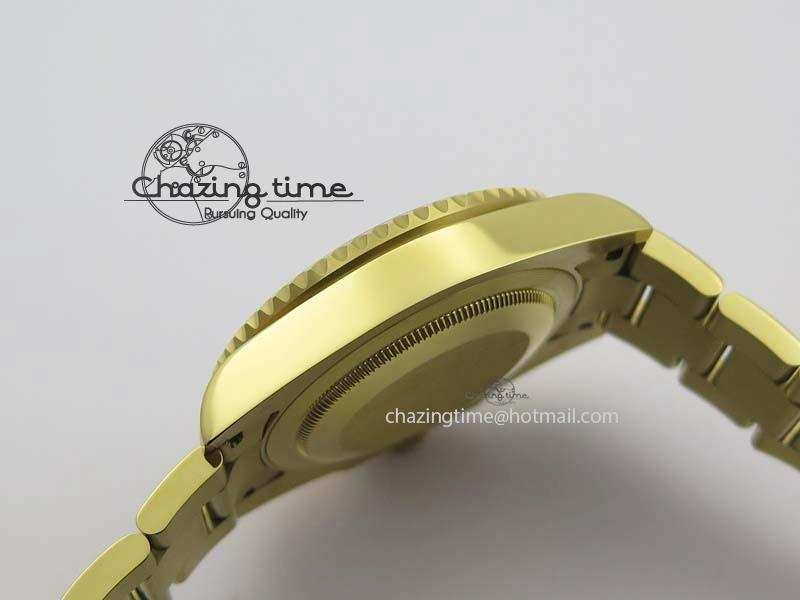 TechFriendly GMT-Master II 116718LN YG Bp-Maker Green Dial Ceramic Bezel On YG Bracelet A 3777