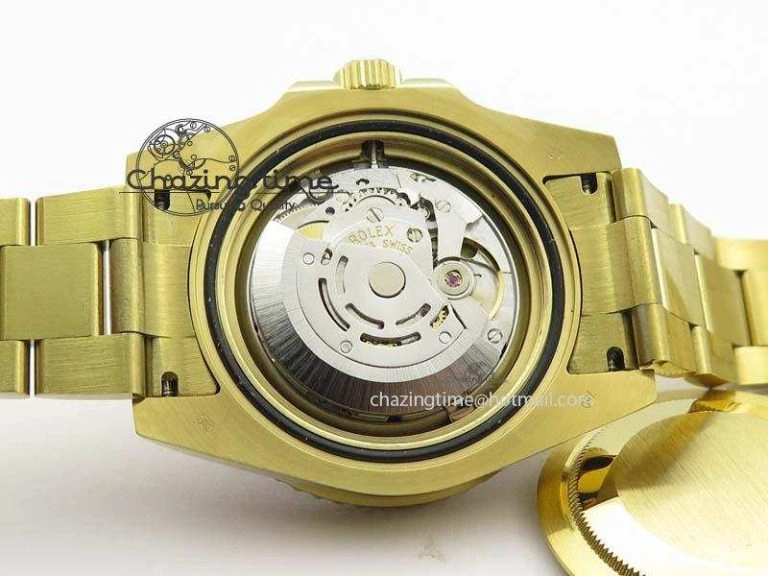 TechFriendly GMT-Master II 116718LN YG Bp-Maker Green Dial Ceramic Bezel On YG Bracelet A 3777
