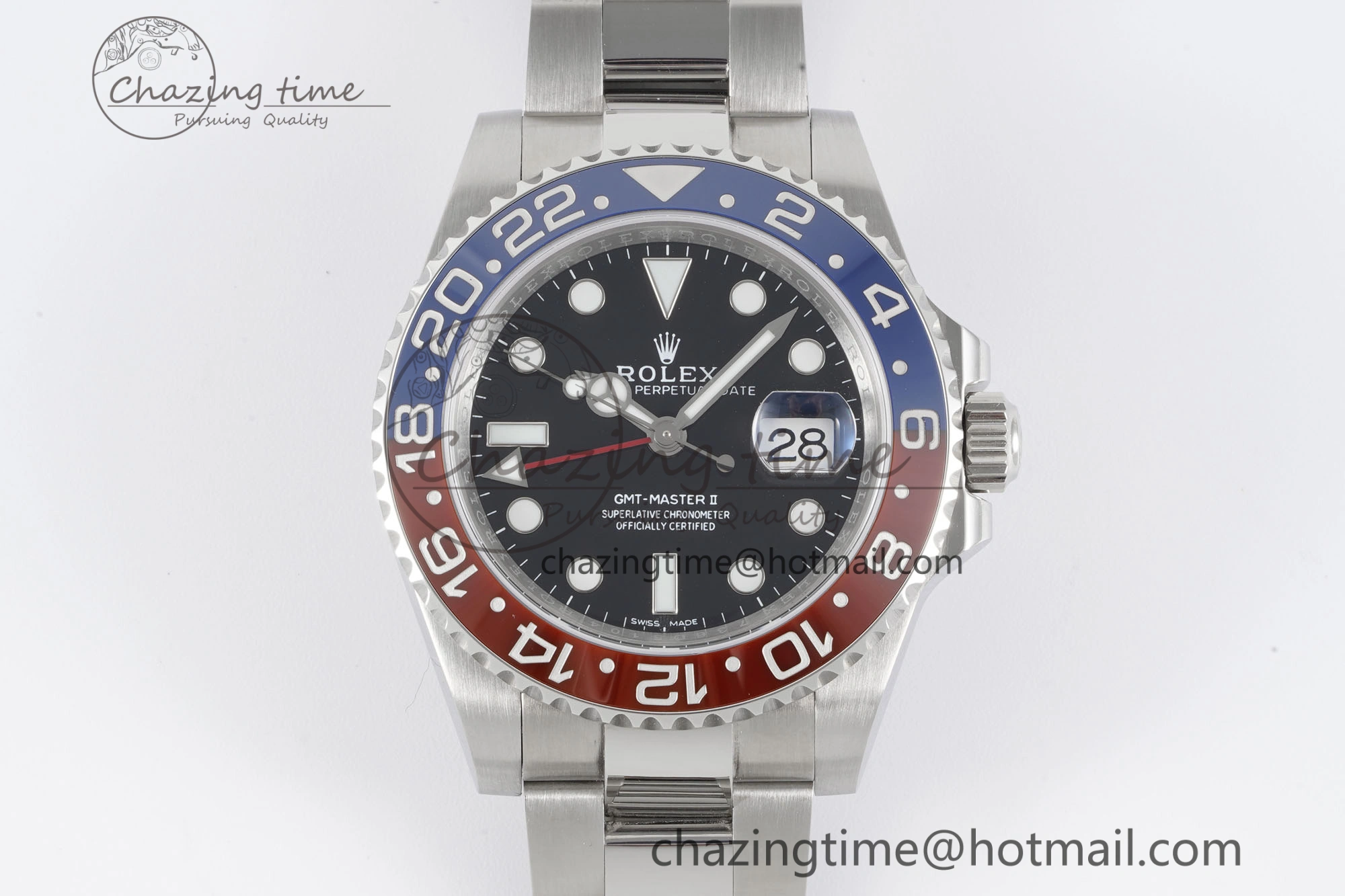 GMT Master II 116719 BLRO 904L SS APF 1:1 Best Edition Black Dial on Oyster Bracelet VR3186 CHS NewStyle 2040