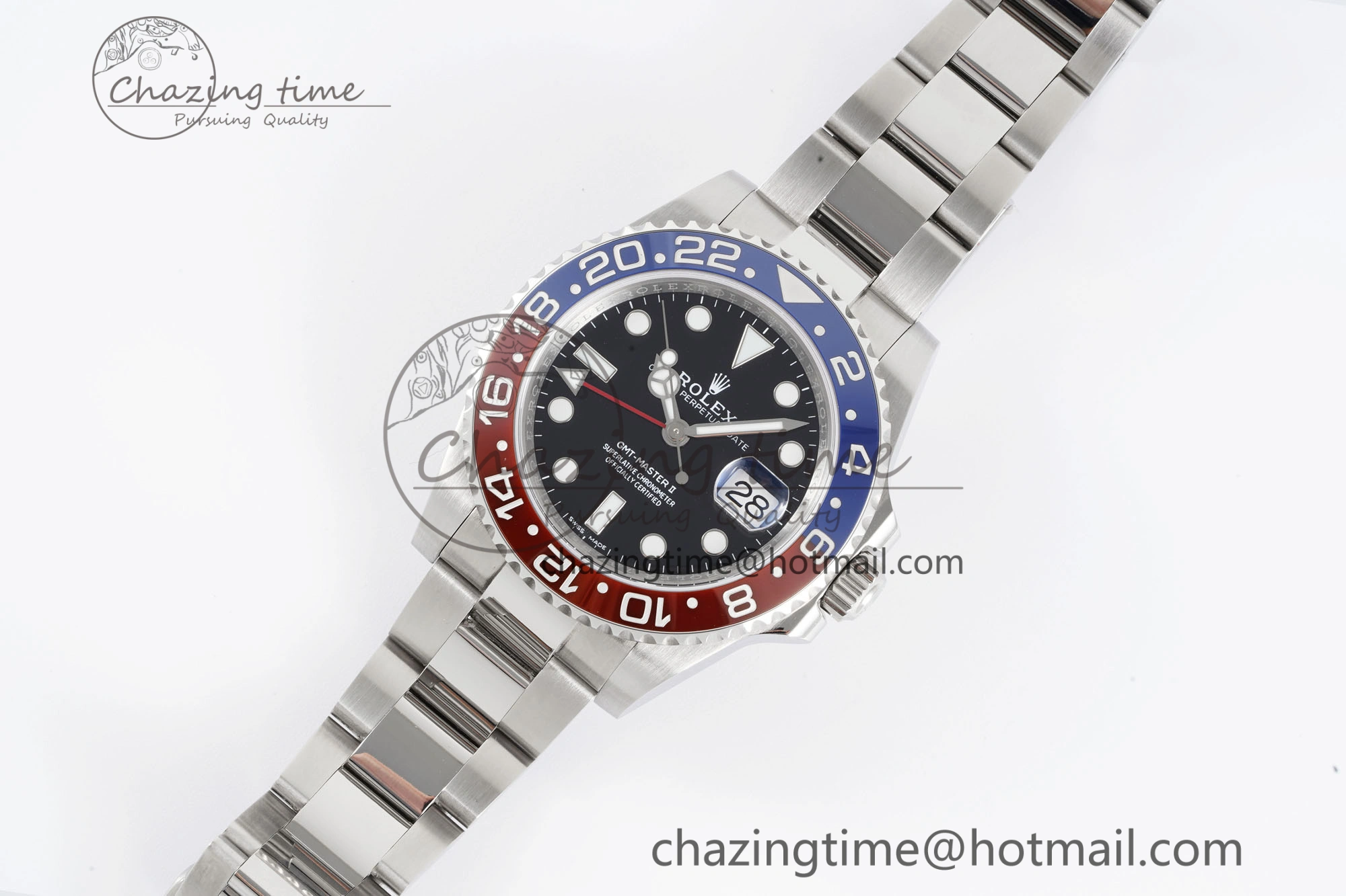 GMT Master II 116719 BLRO 904L SS APF 1:1 Best Edition Black Dial on Oyster Bracelet VR3186 CHS NewStyle 2040