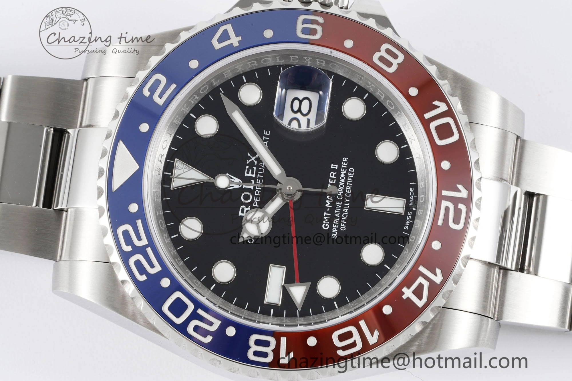 GMT Master II 116719 BLRO 904L SS APF 1:1 Best Edition Black Dial on Oyster Bracelet VR3186 CHS NewStyle 2040