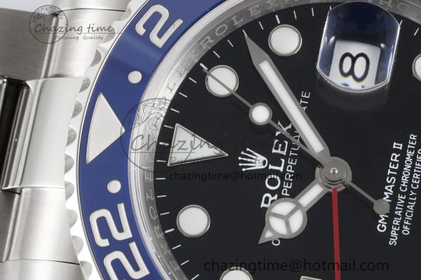 GMT Master II 116719 BLRO 904L SS APF 1:1 Best Edition Black Dial on Oyster Bracelet VR3186 CHS NewStyle 2040