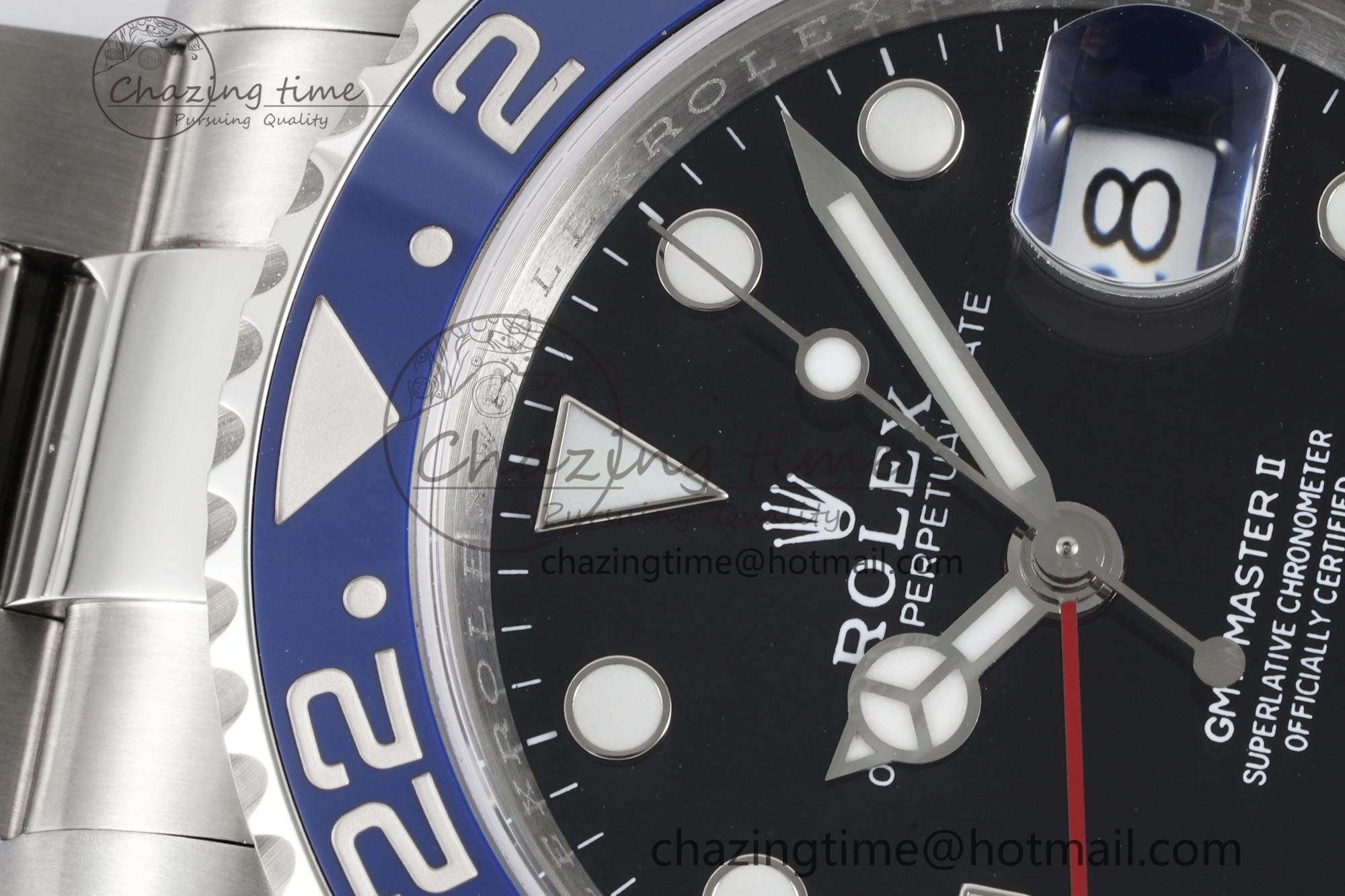 GMT Master II 116719 BLRO 904L SS APF 1:1 Best Edition Black Dial on Oyster Bracelet VR3186 CHS NewStyle 2040