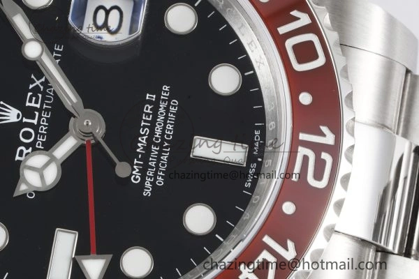 GMT Master II 116719 BLRO 904L SS APF 1:1 Best Edition Black Dial on Oyster Bracelet VR3186 CHS NewStyle 2040