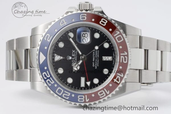 GMT Master II 116719 BLRO 904L SS APF 1:1 Best Edition Black Dial on Oyster Bracelet VR3186 CHS NewStyle 2040