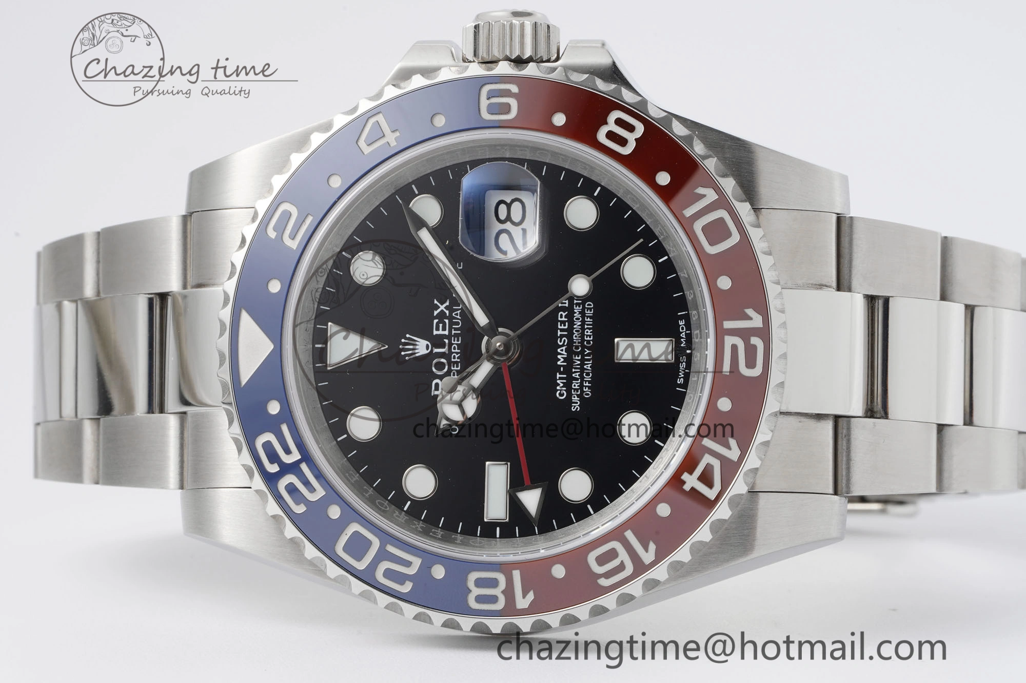 GMT Master II 116719 BLRO 904L SS APF 1:1 Best Edition Black Dial on Oyster Bracelet VR3186 CHS NewStyle 2040